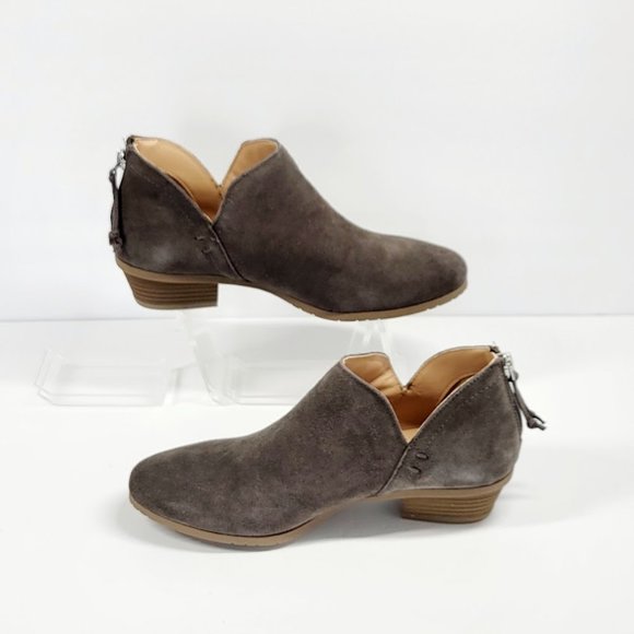 NEW - KENNETH COLE REACTION concrete side way ankle booties Sz 8 - Picture 4 of 10